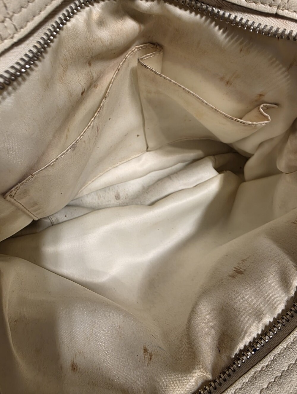 Coach White Laser-Cut Leather Shoulder Bag - Picture 12 of 13